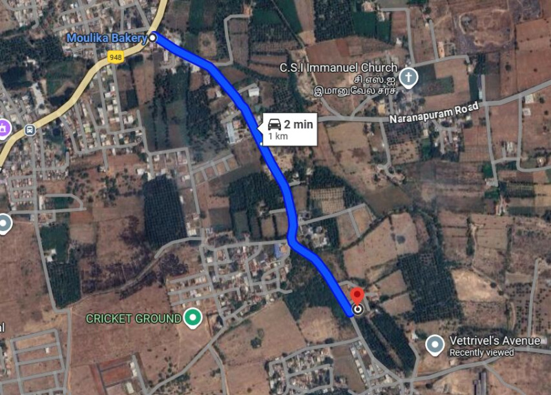 63 Cent Industrial Land for Sale in Kovilapalayam, Coimbatore