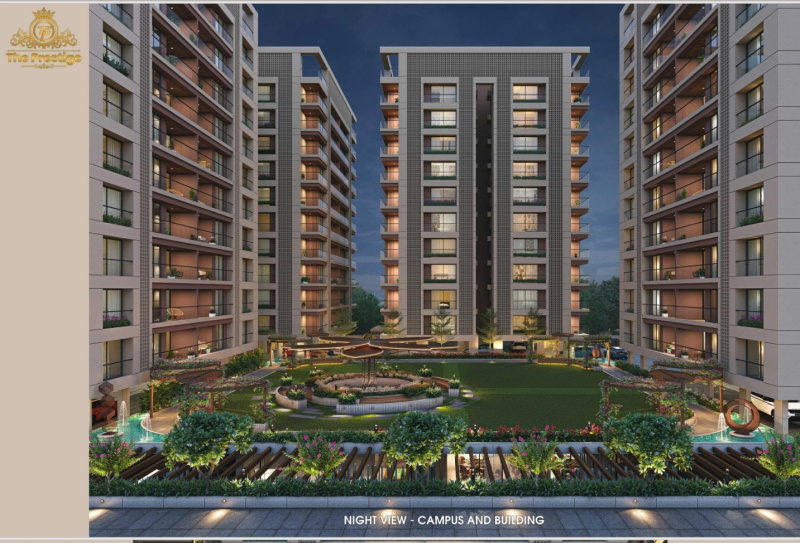 3 BHK Apartment 1388 Sq.ft. for Sale in Vesu, Surat