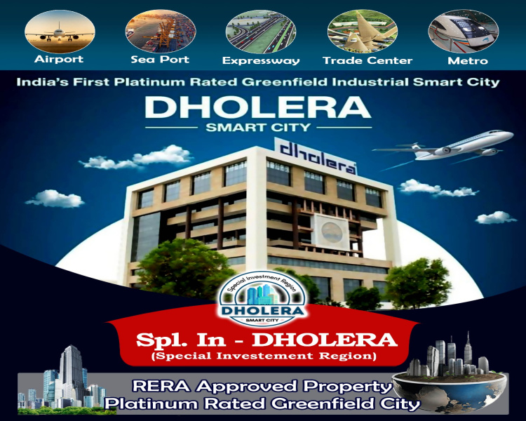  Residential Plot 2000 Sq.ft. for Sale in Dholera, Ahmedabad