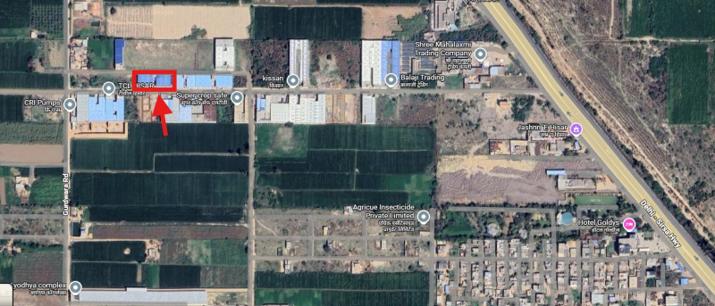  7600 Sq.ft. Warehouse for Rent in Sirsa Road, Hisar