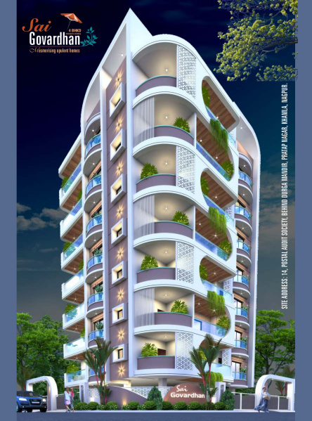 4 BHK Apartment 2000 Sq.ft. for Sale in Pratap Nagar, Nagpur