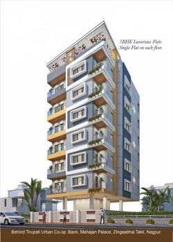 3 BHK Flat for Sale in Zingabai Takli, Nagpur
