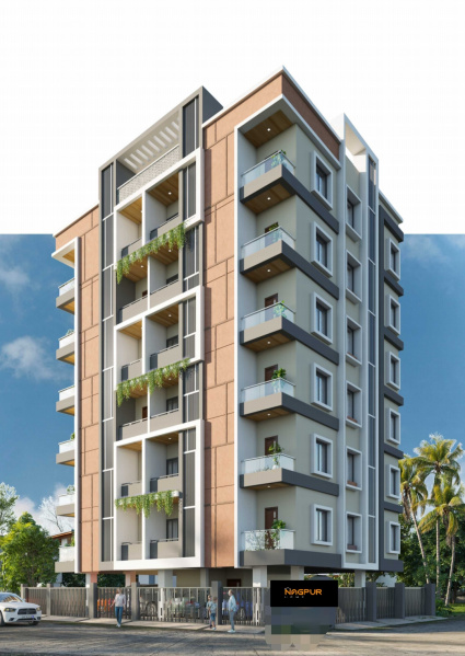 3 BHK 1450 Sq.ft. Apartment for Sale in Zingabai Takli, Nagpur