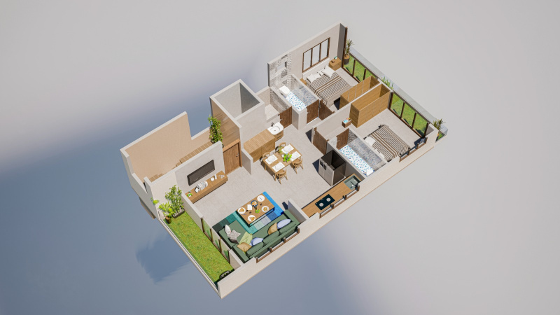 2 BHK 1050 Sq.ft. Builder Floor for Sale in Mankapur, Nagpur