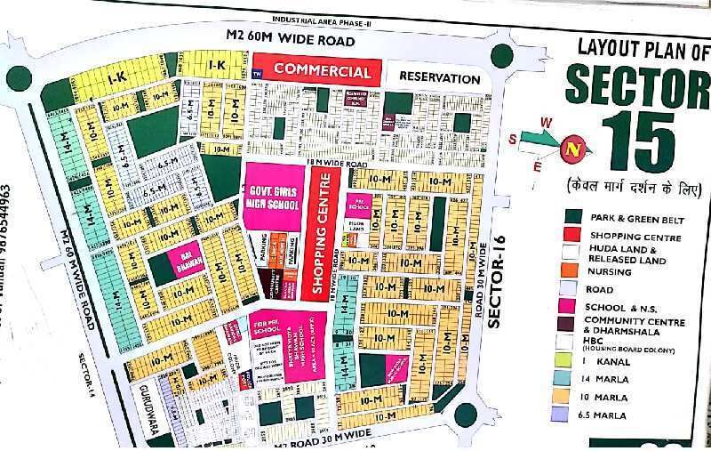2 BHK House 1000 Sq.ft. for Sale in Sector 15 Panchkula