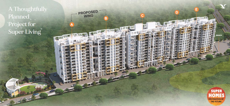 2 BHK Apartment 636 Sq.ft. for Sale in Ravet, Pune