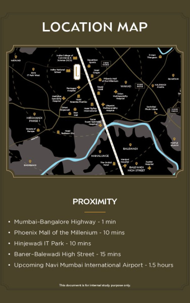 3 BHK 1162 Sq.ft. Apartment for Sale in Wakad, Pune