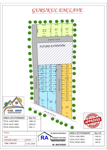  50 Sq. Yards Residential Plot for Sale in National Highway 2, Mathura