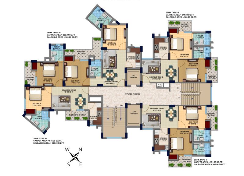 2 BHK Apartment 584 Sq.ft. for Sale in Faizabad Road, Faizabad Road, Lucknow