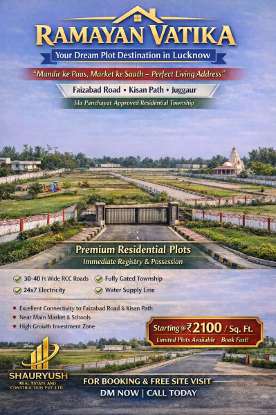  1200 Sq.ft. Residential Plot for Sale in Kisan Path, Lucknow