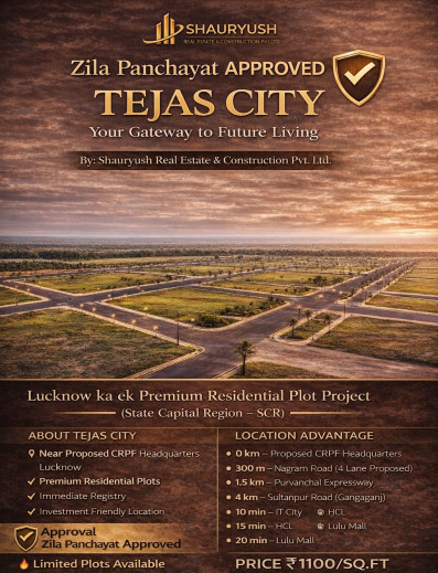  1000 Sq.ft. Residential Plot for Sale in Sultanpur Road, Lucknow