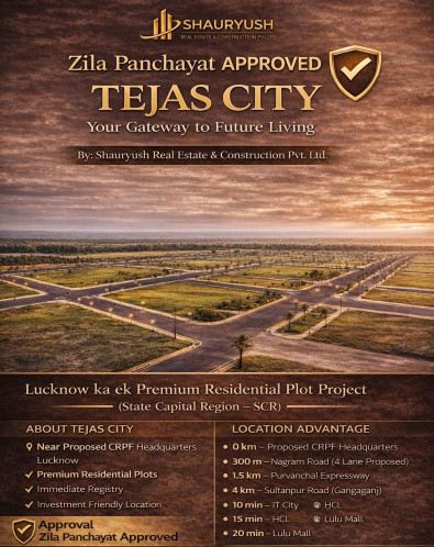  1000 Sq.ft. Residential Plot for Sale in Sultanpur Road, Lucknow