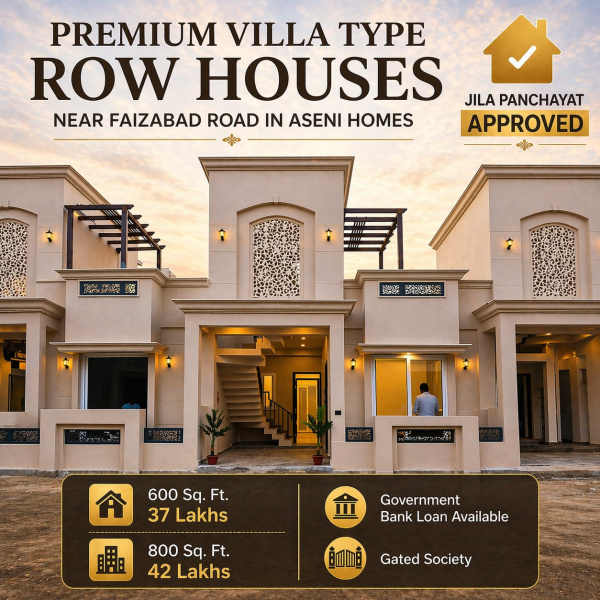 2 BHK 846 Sq.ft. House for Sale in Lucknow Faizabad Highway