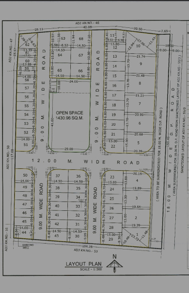  Residential Plot 1082 Sq.ft. for Sale in Hingna, Nagpur