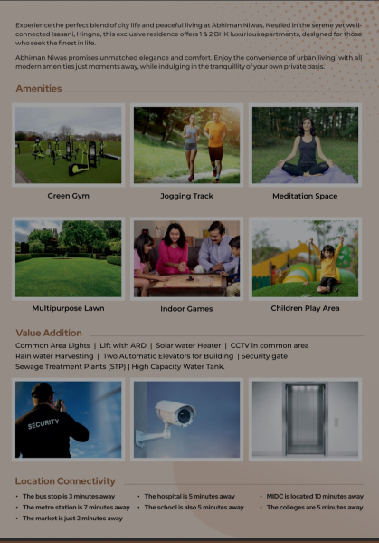 2 BHK 614 Sq.ft. Apartment for Sale in Isasani, Nagpur