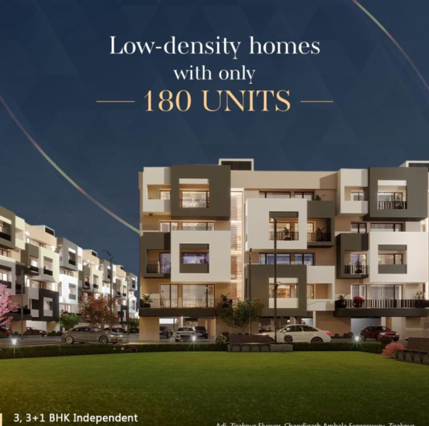 3 BHK Apartment 200 Sq. Yards for Sale in Ambala Highway, Zirakpur