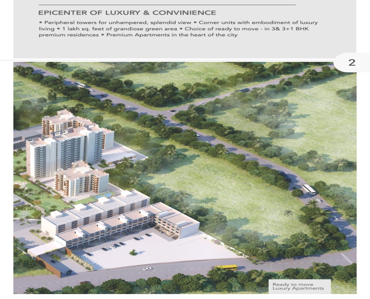 3 BHK Apartment 1950 Sq.ft. for Sale in Peer Muchalla, Zirakpur