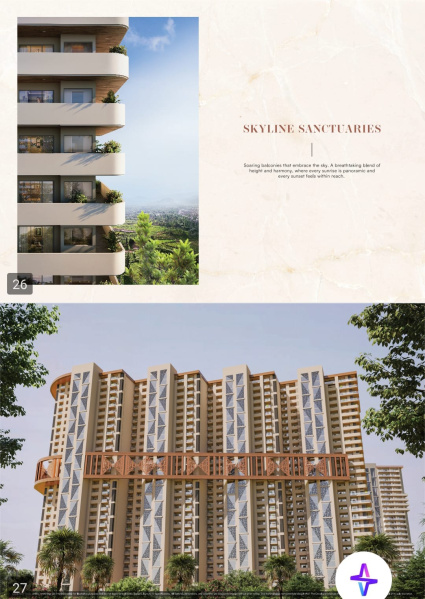 3 BHK Apartment 2050 Sq.ft. for Sale in Ambala Highway, Zirakpur