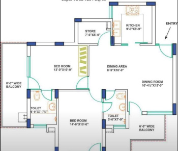 2 BHK Flat for Sale in Patiala Road, Zirakpur