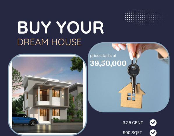 2 BHK Villa 900 Sq.ft. for Sale in Parambil Bazar, Kozhikode
