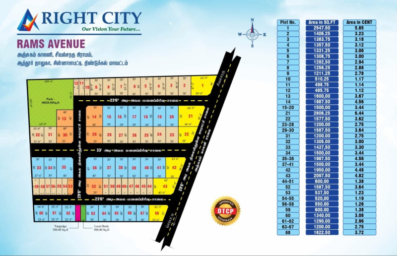  600 Sq.ft. Residential Plot for Sale in Chinnalapatti, Dindigul