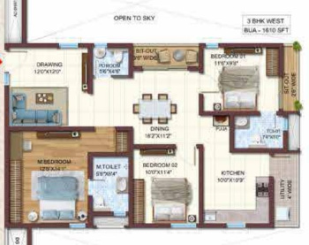 3 BHK Flat for Sale in Narsingi, Hyderabad