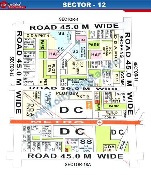 3 BHK Apartment 1550 Sq.ft. for Sale in Sector 12 Dwarka, Delhi
