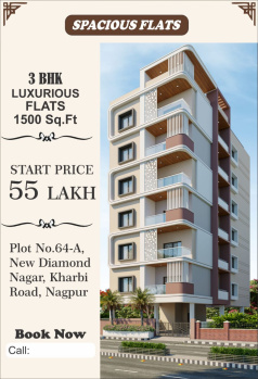 3 BHK Flat for Sale in Kharbi, Nagpur