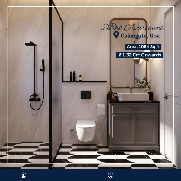  1000 Sq.ft. Studio Apartment for Sale in Mandrem, North Goa, 