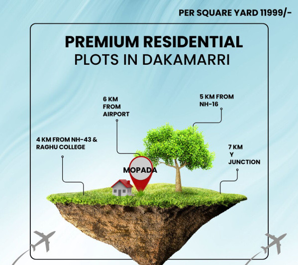  Residential Plot 183 Sq. Yards for Sale in Dakamarri, Visakhapatnam