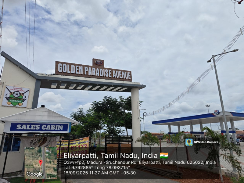  Residential Plot 1200 Sq.ft. for Sale in Eliyarpatthy, Madurai