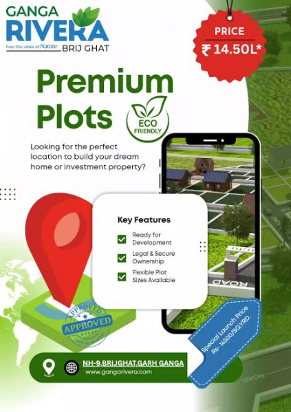  500 Sq. Yards Agricultural/Farm Land for Sale in Garhmukteshwar, Hapur