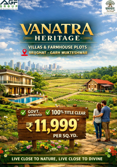  400 Sq. Yards Agricultural/Farm Land for Sale in Garhmukteshwar, Hapur