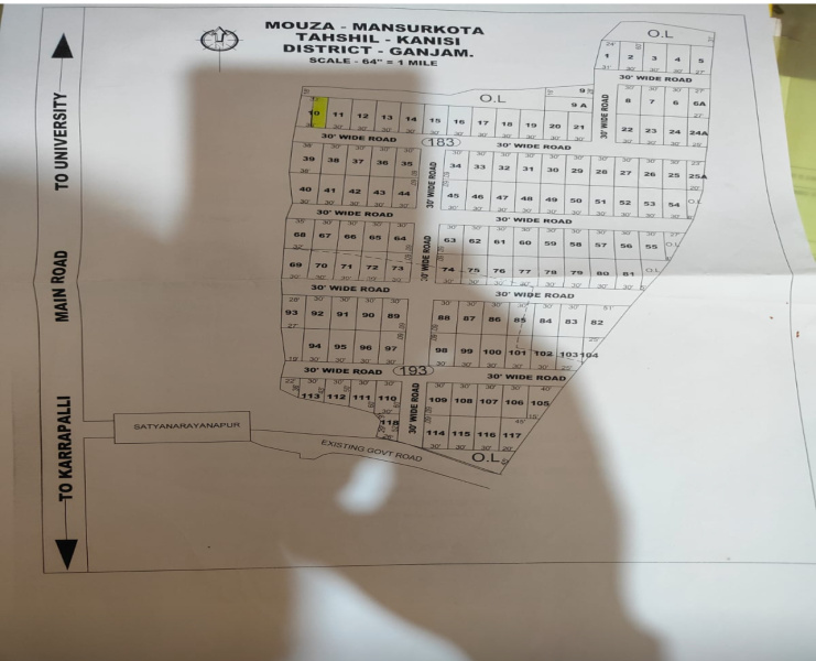  1620 Sq.ft. Residential Plot for Sale in Karapalli, Berhampur