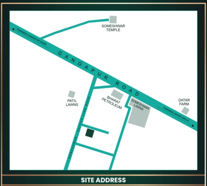 2 BHK 975 Sq.ft. Apartment for Sale in Gangapur Road, Nashik