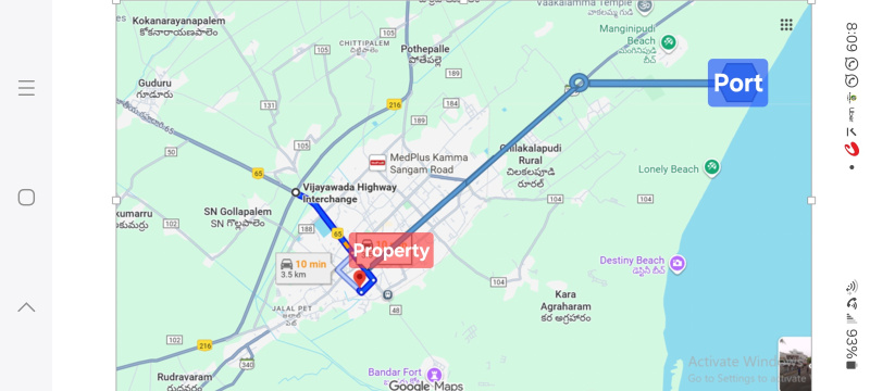 811 Sq. Yards Commercial Land for Sale in Machilipatnam, Krishna