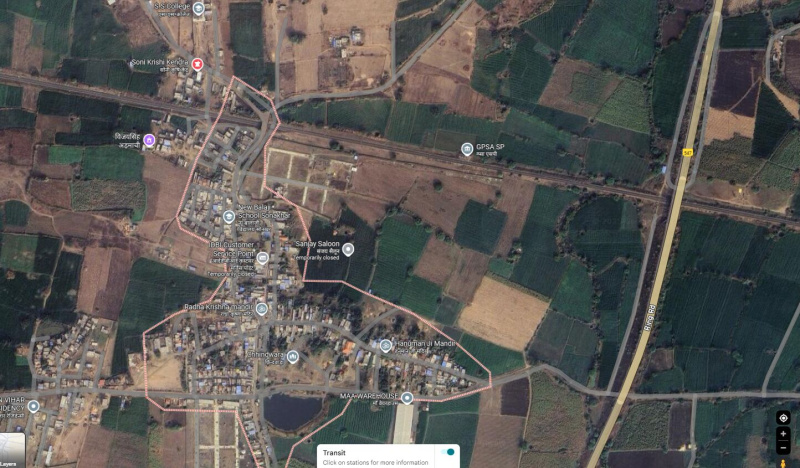  Commercial Land 5500 Sq.ft. for Sale in Nai Abadi, Chhindwara