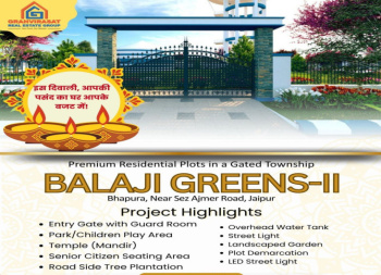 Residential Plot for Sale in Diggi Road, Jaipur