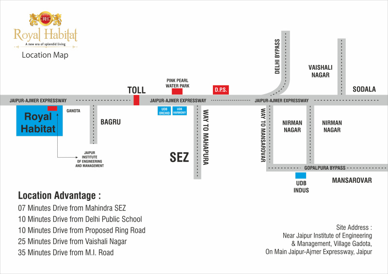  111 Sq. Yards Residential Plot for Sale in Ajmer Road, Jaipur