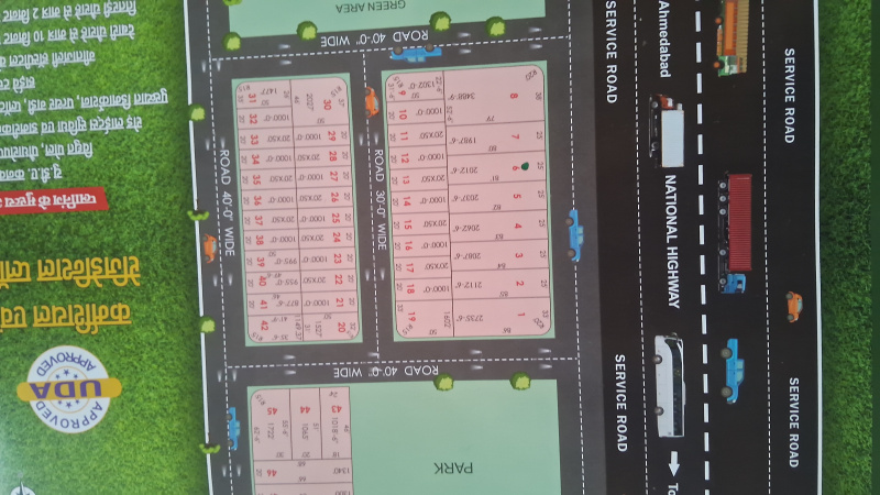  2012 Sq.ft. Commercial Land for Sale in Titardi, Udaipur