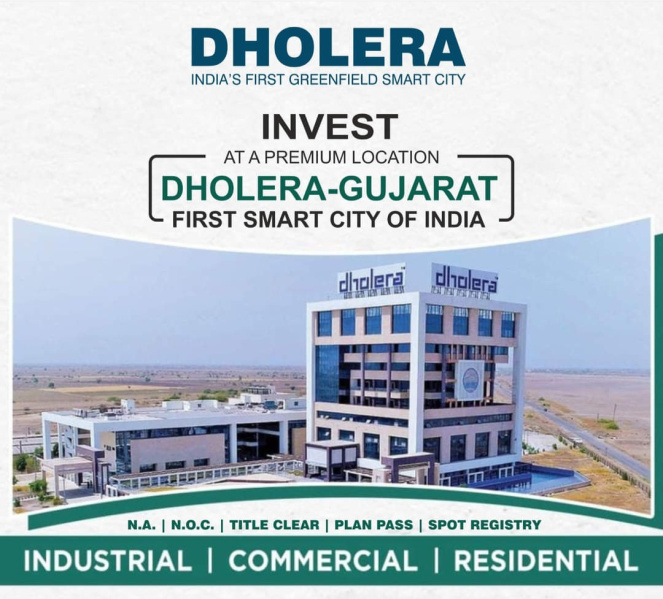  Commercial Land 1000 Sq.ft. for Sale in Dholera, Ahmedabad