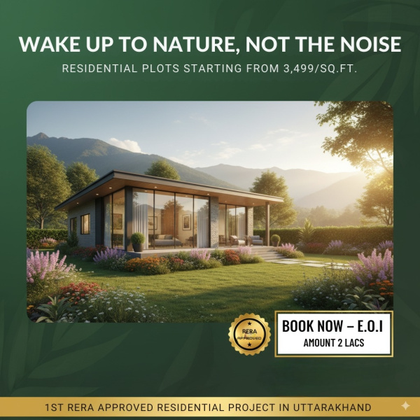 100 Sq. Yards Residential Plot for Sale in Kaladhungi, Nainital