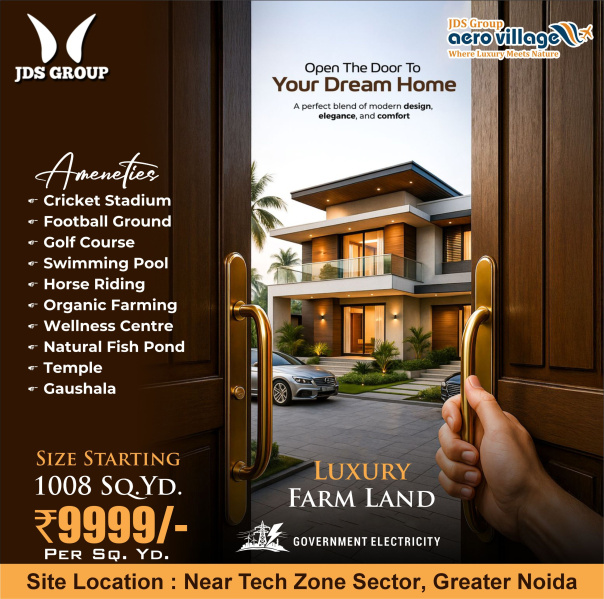 2.5 BHK 1008 Sq. Yards Farm House for Sale in Techzone, Greater Noida