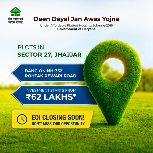 113 Sq. Yards Residential Plot for Sale in Sector 27, Jhajjar