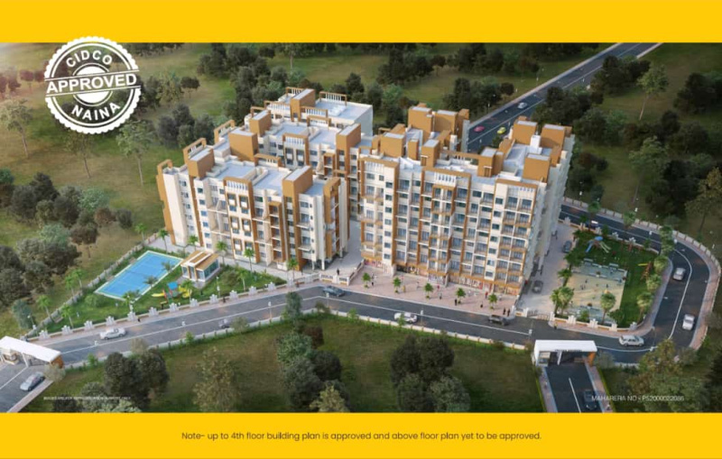 1 BHK Apartment 610 Sq.ft. for Sale in Vihighar, Navi Mumbai