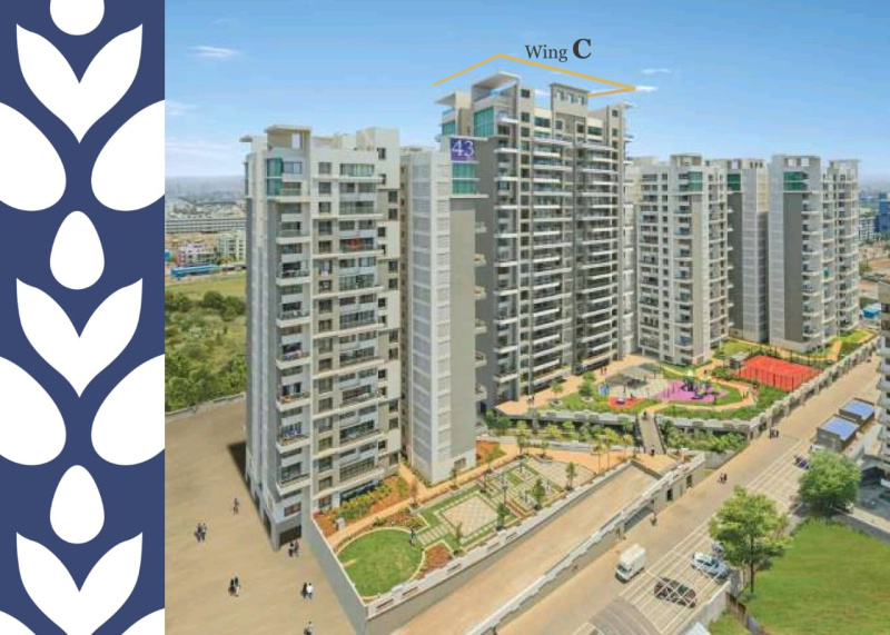 3 BHK Apartment 1608 Sq.ft. for Sale in Balewadi, Pune