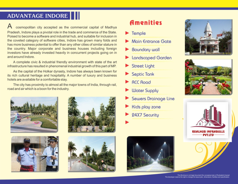  Residential Plot 800 Sq.ft. for Sale in Sanwer, Indore