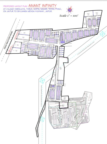  122 Sq. Yards Residential Plot for Sale in Diggi Road, Jaipur