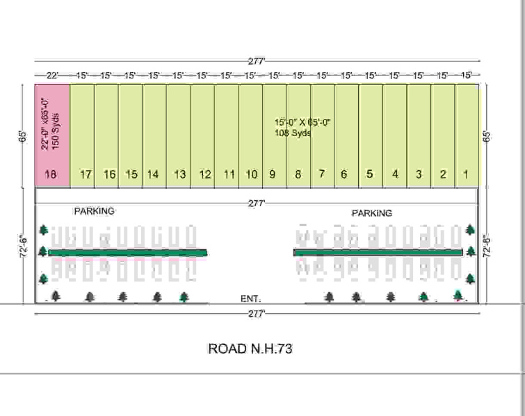  Commercial Land 7 Marla for Sale in Shahzadpur, Ambala