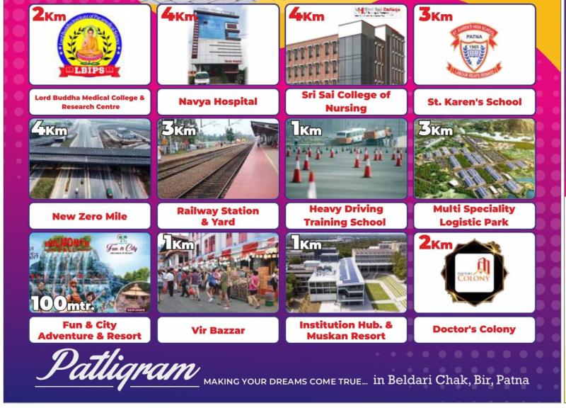  Residential Plot 1000 Sq.ft. for Sale in Beldari Chak, Patna
